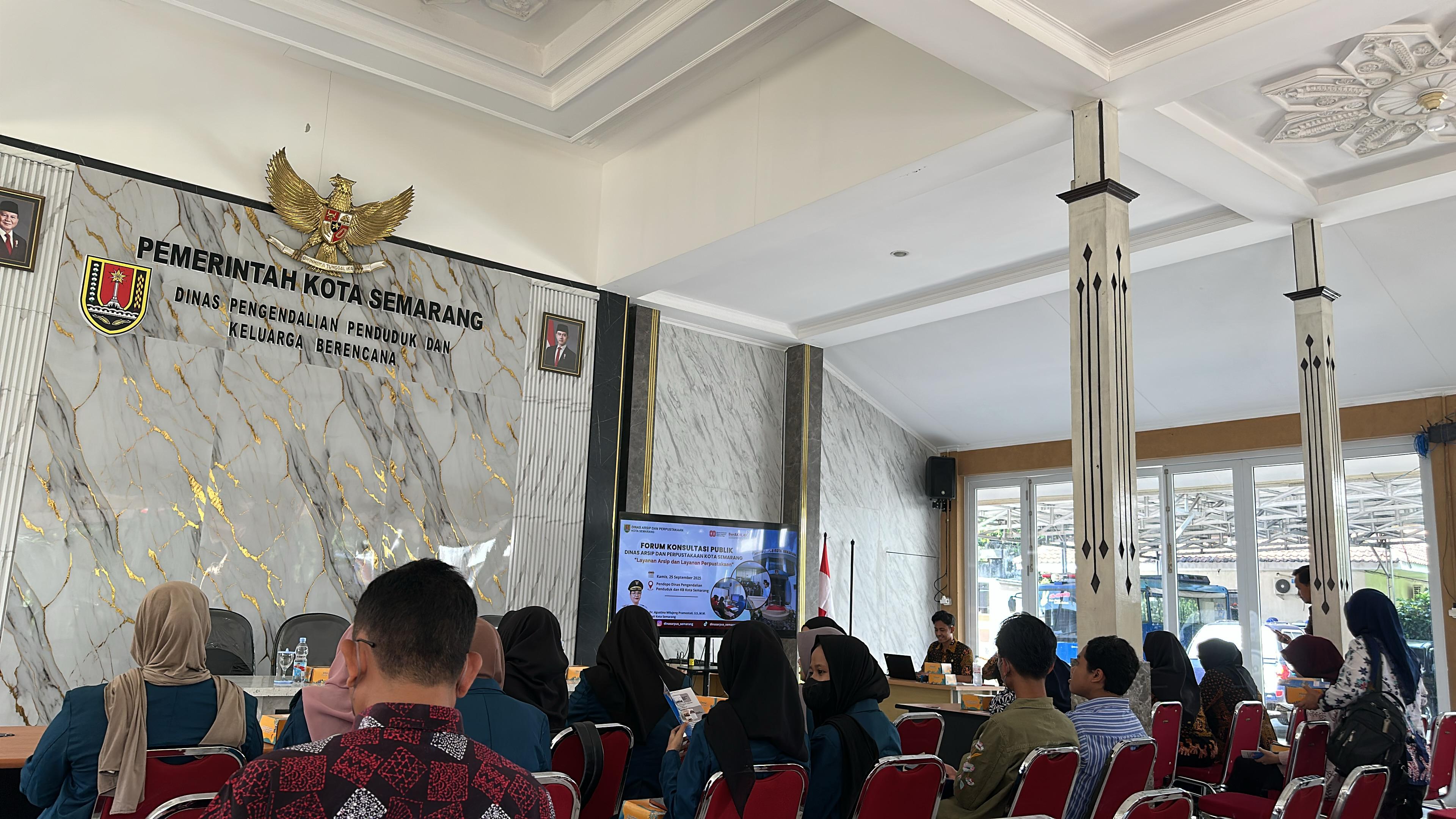  Diskominfo Kota Semarang Hadiri Konsultasi Publik yang Digelar Dinas Arpus 
